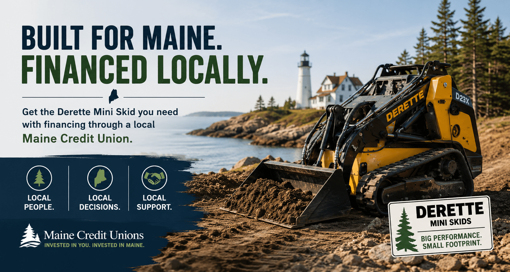 Financing here in Maine